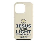Carcasa para iPhone 13 Pro Jesus Is The Light of The World Shirt John 8:12 Bible Verse