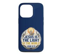 Carcasa para iPhone 13 Pro Jesus Is The Light of The World Shirt John 8:12 Christian
