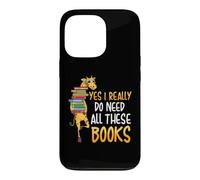 Carcasa para iPhone 13 Pro Jirafa: Sí, Realmente Necesito Todos Estos Libros Que Lee la alfabetización