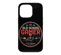 Carcasa para iPhone 13 Pro Joystick Arcade Old School Gamer de 8 bits para Siempre
