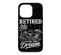 Carcasa para iPhone 13 Pro Jubilado Vivir El sueño Beach Vacaciones Jubilación