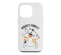 Carcasa para iPhone 13 Pro Juego de Palabras Divertido de Gato de Nadie