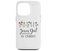 Carcasa para iPhone 13 Pro Just a Girl Who Loves Jesus Girls Christian Rooted in Christ