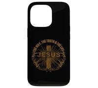 Carcasa para iPhone 13 Pro Jusus The Way The Truth The Life Tshirt Cross Shirt