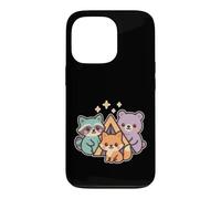 Carcasa para iPhone 13 Pro Kawaii Forest Camp Amigos