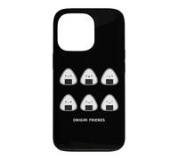 Carcasa para iPhone 13 Pro Kawaii Onigiri Friends Cute Japanese Rice Ball Personajes