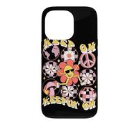 Carcasa para iPhone 13 Pro Keep On Keepin' On Retro Daisy Graphic