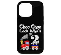 Carcasa para iPhone 13 Pro Kids 2nd Birthday Caleb Choo Choo Train 2 Year Old
