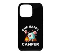 Carcasa para iPhone 13 Pro Kids One Happy Camper Baby Girl Marshmallow Camping