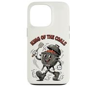 Carcasa para iPhone 13 Pro King of The Coals Retro Cartoon BBQ Kettle Grill Grill