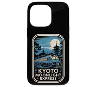 Carcasa para iPhone 13 Pro Kioto Japón Ferrocarril Tren Japón Recuerdo Viaje Vintage Japón