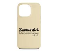 Carcasa para iPhone 13 Pro Komorebi Japonés Palabra Vocab Poético Árbol Sol Naturaleza Amor