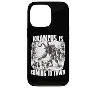 Carcasa para iPhone 13 Pro Krampus Tradición Perchtenlauf Kramperl Máscara Bad Santa