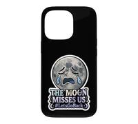 Carcasa para iPhone 13 Pro La Luna Nos extraña #LetsGoBack Llorando Luna Triste