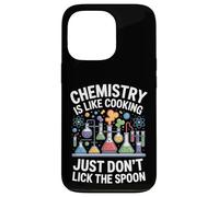 Carcasa para iPhone 13 Pro La química es como cocinar, no Lamas Cuchara Ciencia