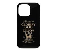 Carcasa para iPhone 13 Pro La teología reformada glorifica a Dios Christian Westminster Cita