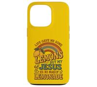 Carcasa para iPhone 13 Pro La Vida me DIO Algunos Limones Pero mi Jesús Él Be Makin Limonada