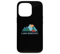 Carcasa para iPhone 13 Pro Lake Siskiyou Northern California MT. Shasta Vintage Logo