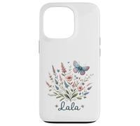 Carcasa para iPhone 13 Pro Lala Grandma - Ramo de Flores con diseño de Mariposas