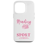 Carcasa para iPhone 13 Pro Leer es mi Lector de Gusanos de Biblioteca para Amantes de los Libros Deportivos