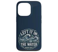 Carcasa para iPhone 13 Pro Left in The Water Matthew 28:19 Christian Baptism