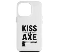 Carcasa para iPhone 13 Pro Leñador Divertido Kiss My Axe