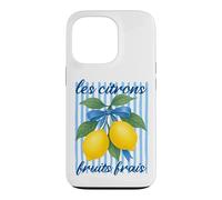 Carcasa para iPhone 13 Pro Les citrons Limones Franceses Estética Coqueta Verano Vintage