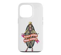Carcasa para iPhone 13 Pro Letra de Columbia Stay Sane Inside Insanity Rose Tint My World