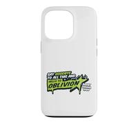 Carcasa para iPhone 13 Pro Letra de Hello To Oblivion Super Heroes Riff Raff Magenta