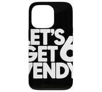 Carcasa para iPhone 13 Pro Let's Get 6 7endy Tipografía Retro Años 60 70 Cumpleaños