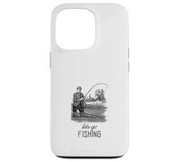 Carcasa para iPhone 13 Pro Let's Go Fishing (Declaración de Pescador) (gráfico Vintage)