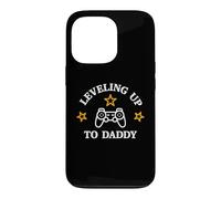 Carcasa para iPhone 13 Pro Leveling Up To Daddy - Promovido To Dad Gamer Mens Funny
