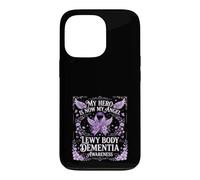 Carcasa para iPhone 13 Pro Lewy Body Dementia Awareness My Hero - Cinta Morada