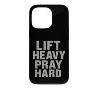Carcasa para iPhone 13 Pro Lift Heavy Pray Hard - Faith Meets Fitness