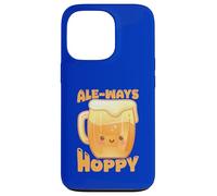 Carcasa para iPhone 13 Pro Lindo Amante de la Cerveza Cerveza Siempre Hoppy Juego de Palabras Humor
