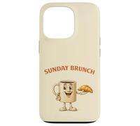 Carcasa para iPhone 13 Pro Lindo café Mascota Domingo Brunch Amante Foodies Vintage Retro