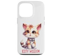 Carcasa para iPhone 13 Pro Lindo Gato de Dibujos Animados con Collar ilustración