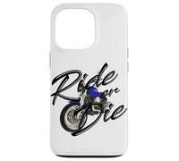 Carcasa para iPhone 13 Pro Lindo Viajar O Morir con Motocicleta