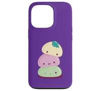 Carcasa para iPhone 13 Pro Lindos Personajes de Mochi Kawaii Apilados