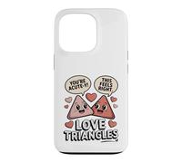 Carcasa para iPhone 13 Pro Lindos triángulos de Amor matemáticas Eres Agudo Y