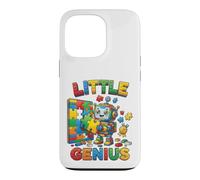 Carcasa para iPhone 13 Pro Little Genius Robot Puzzle Builder, diseño Infantil