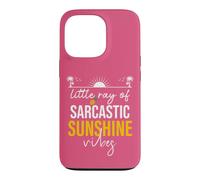 Carcasa para iPhone 13 Pro Little Ray of Sarcastic Sunshine Hello Summer Vibes Beach