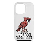 Carcasa para iPhone 13 Pro Liverpool Merseyside England Zine-Ink Hígado Bird