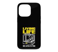 Carcasa para iPhone 13 Pro Living Life Impresión 3D de una Capa a la Vez