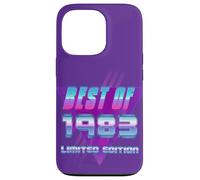 Carcasa para iPhone 13 Pro Lo Mejor de 1983 Bday Party Celebration Vintage 80's Art Design