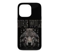 Carcasa para iPhone 13 Pro Lobo Dire Cara Luz De Luna Bosque Fauna Silvestre Naturaleza
