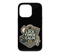Carcasa para iPhone 13 Pro Lock Timer Calm Enigma Cronómetro Equipo