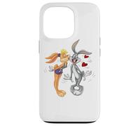 Carcasa para iPhone 13 Pro Looney Tunes Bugs and Lola Kiss Valentine's Day