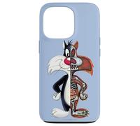 Carcasa para iPhone 13 Pro Looney Tunes Slyvester Half Skeleton