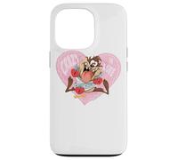 Carcasa para iPhone 13 Pro Looney Tunes Taz Crazy In Love Valentine's Day